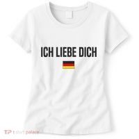I Love You In German Language Germany Funny German Saying Women's T-Shirt thumb 0