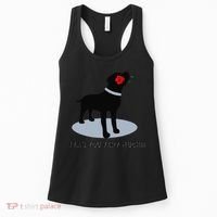 'I Lab You Very Much' Valentine's Day Black Labrador Women's Tank Top thumb 0