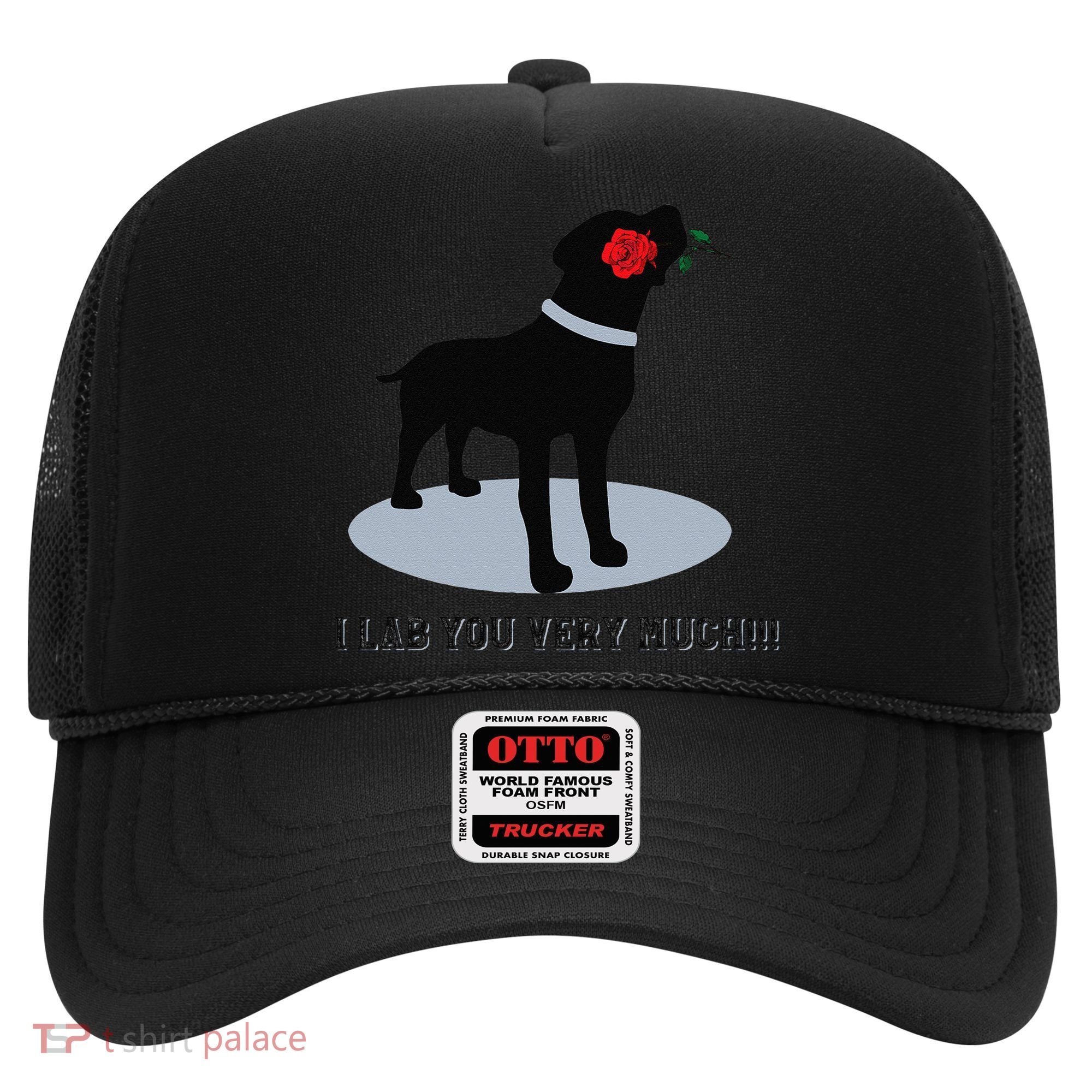'I Lab You Very Much' Valentine's Day Black Labrador Hat