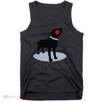 'I Lab You Very Much' Valentine's Day Black Labrador Tank Top thumb 0