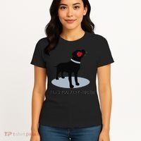 'I Lab You Very Much' Valentine's Day Black Labrador Women's T-Shirt thumb 4