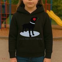 'I Lab You Very Much' Valentine's Day Black Labrador Kids Hoodie thumb 3