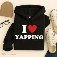  I Love Yapping I Heart Yapping Hoodie thumb 4