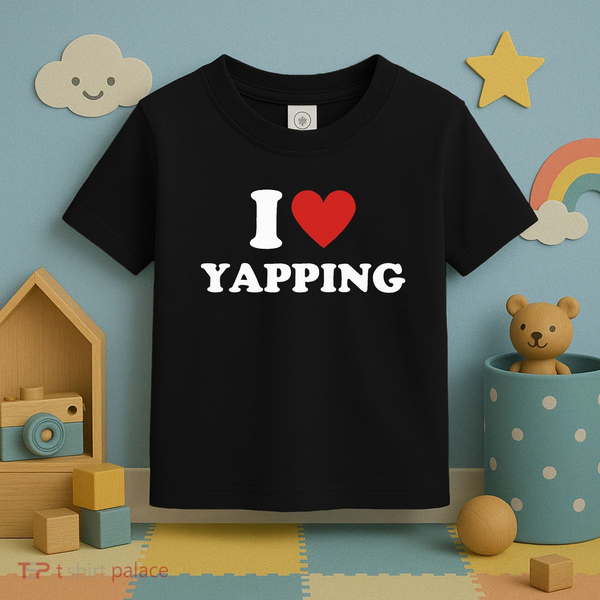  I Love Yapping I Heart Yapping Toddler T-Shirt