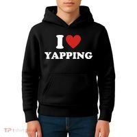  I Love Yapping I Heart Yapping Kids Hoodie thumb 4