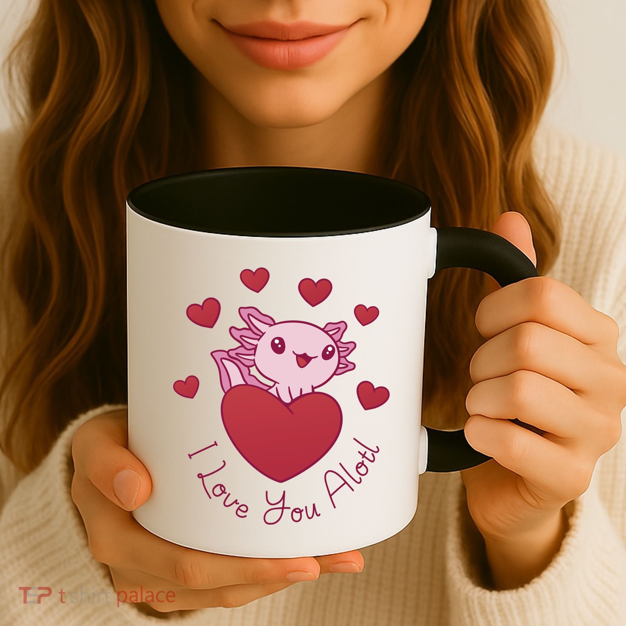 I Love You Alotl Valentines Day Coffee Mug