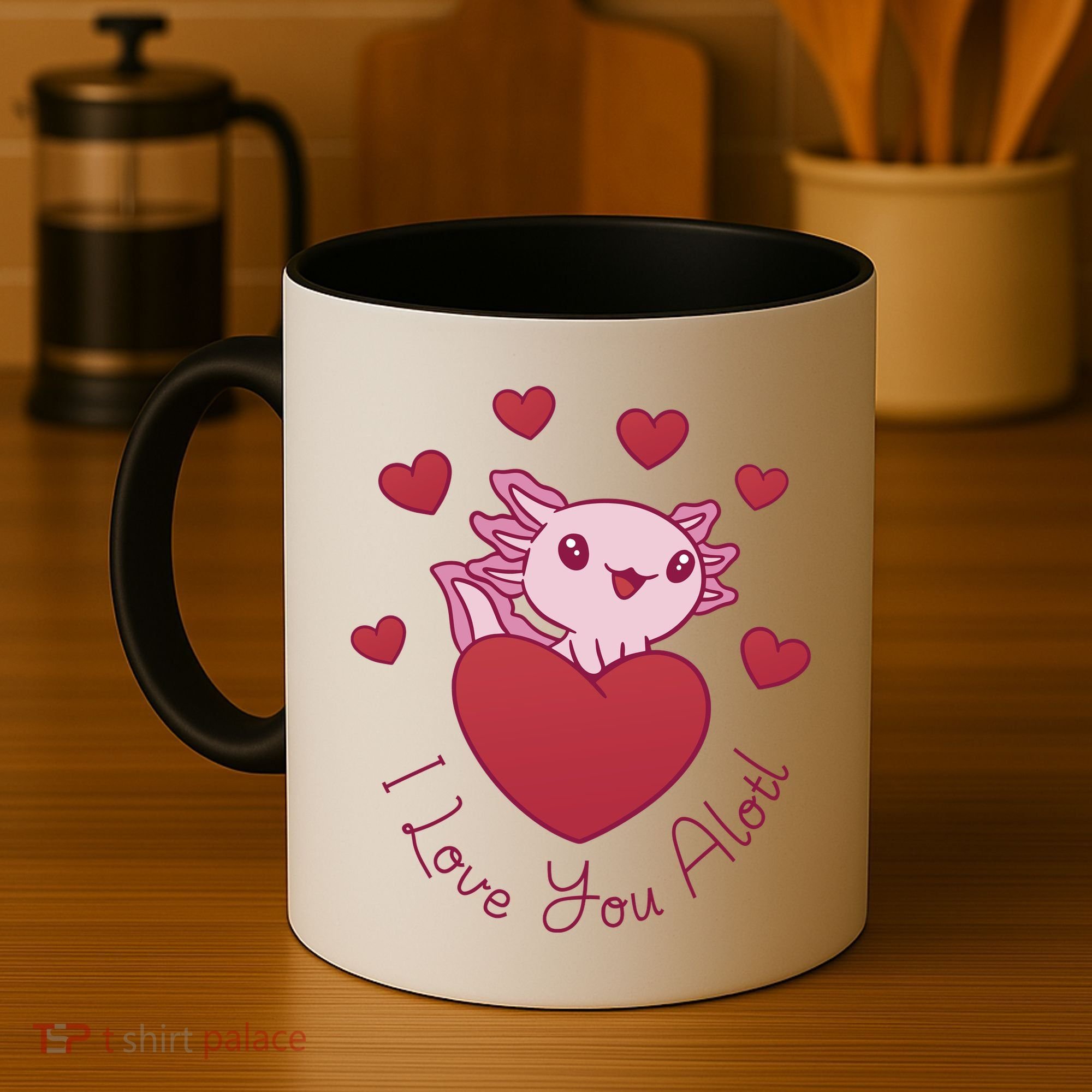 I Love You Alotl Valentines Day Coffee Mug