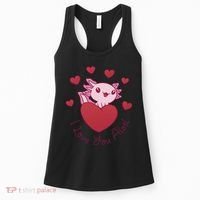 I Love You Alotl Valentines Day Women's Tank Top thumb 0