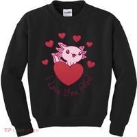 I Love You Alotl Valentines Day Kids Sweatshirt thumb 0