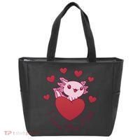 I Love You Alotl Valentines Day Tote Bag thumb 0