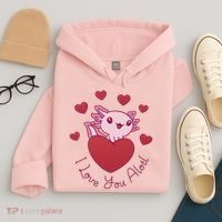 I Love You Alotl Valentines Day Hoodie thumb 4