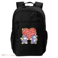 I Love You Heart Quote Cute Gift Backpack thumb 0