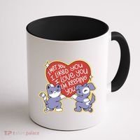 I Love You Heart Quote Cute Gift Coffee Mug thumb 1