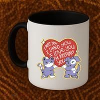 I Love You Heart Quote Cute Gift Coffee Mug thumb 2