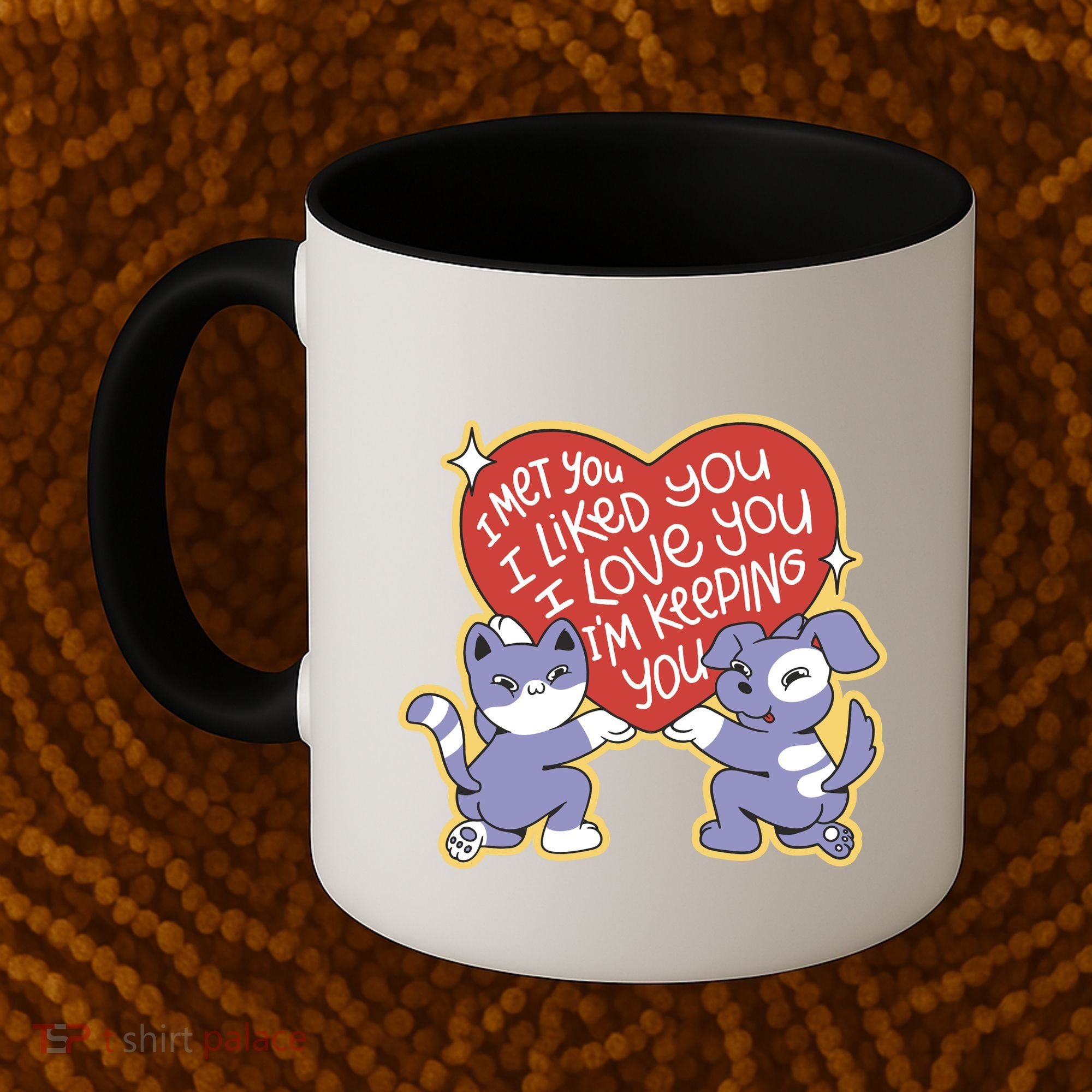 I Love You Heart Quote Cute Gift Coffee Mug