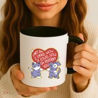 I Love You Heart Quote Cute Gift Coffee Mug thumb 3