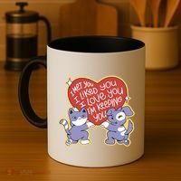 I Love You Heart Quote Cute Gift Coffee Mug thumb 4