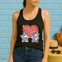 I Love You Heart Quote Cute Gift Women's Tank Top thumb 2