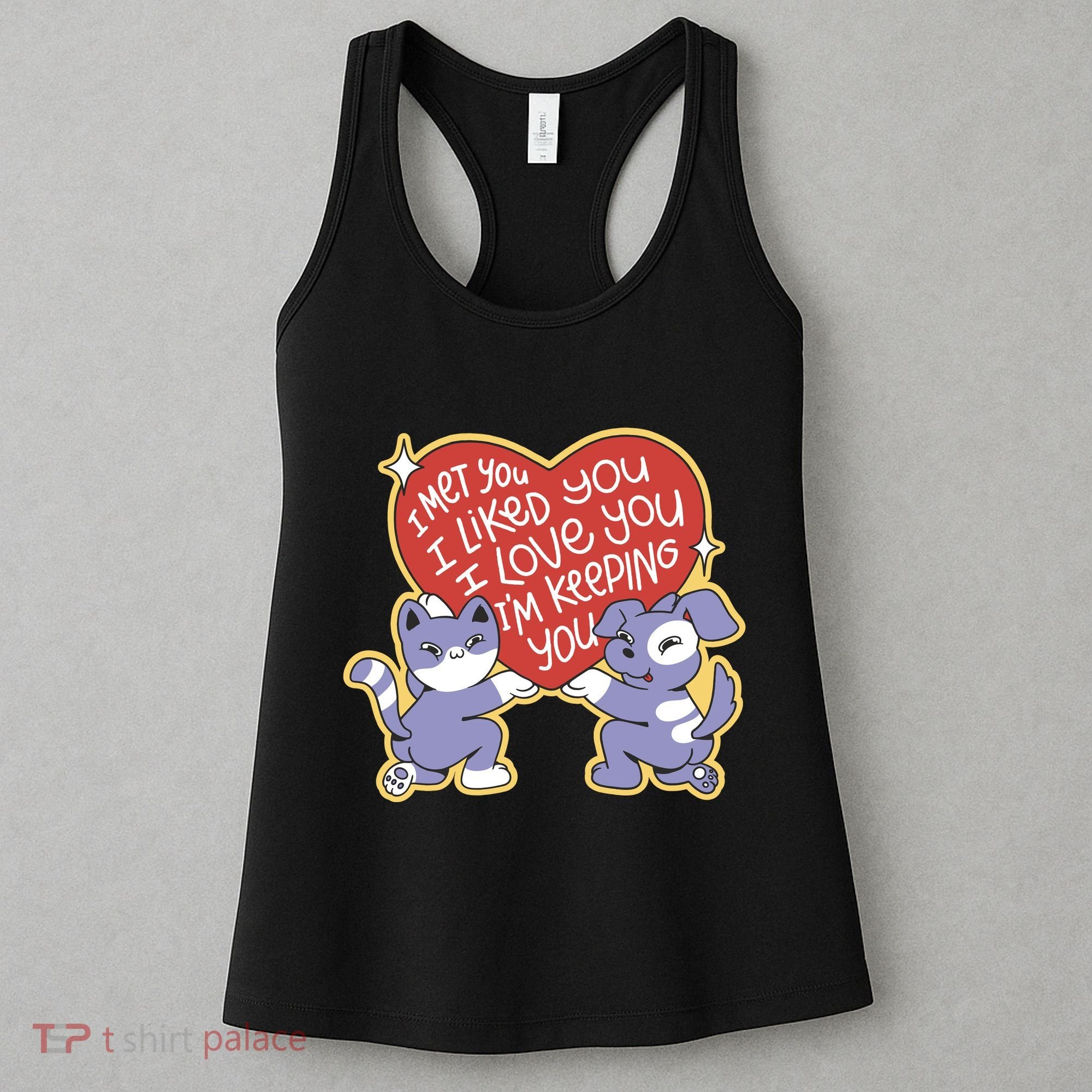 I Love You Heart Quote Cute Gift Women's Tank Top