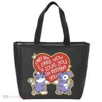 I Love You Heart Quote Cute Gift Tote Bag thumb 0