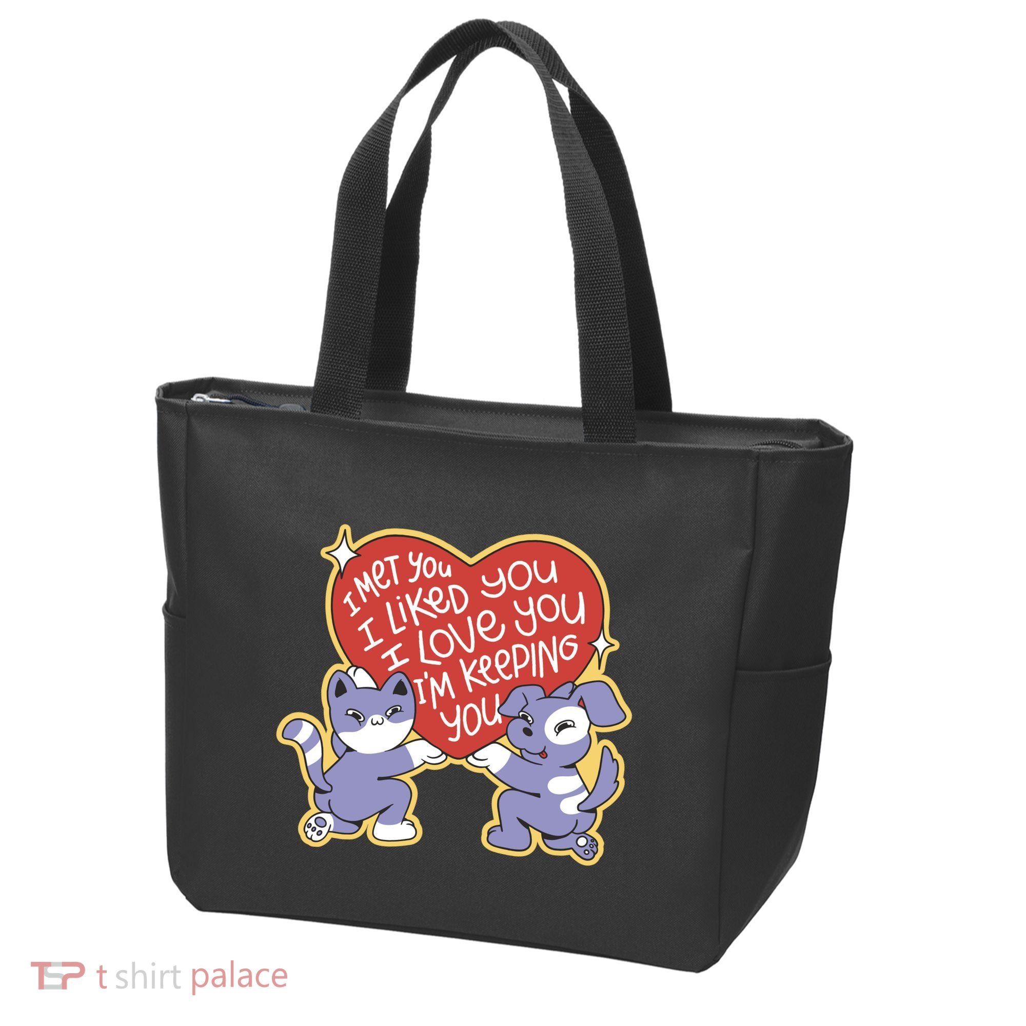 I Love You Heart Quote Cute Gift Tote Bag