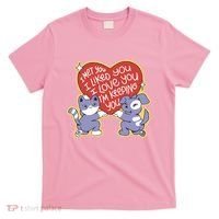 I Love You Heart Quote Cute Gift T-Shirt thumb 0