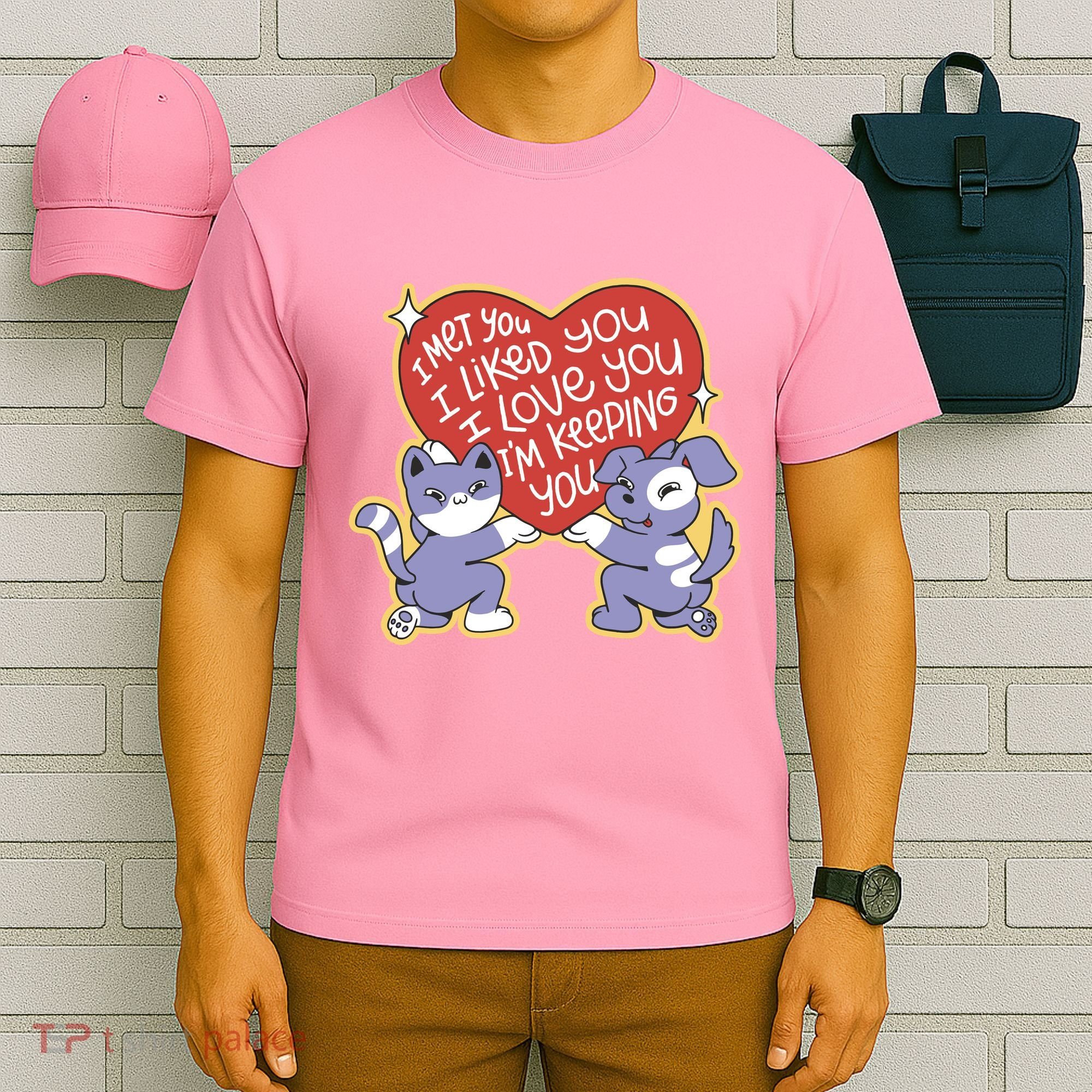 I Love You Heart Quote Cute Gift T-Shirt
