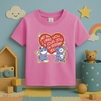 I Love You Heart Quote Cute Gift Toddler T-Shirt thumb 3