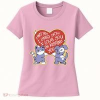 I Love You Heart Quote Cute Gift Women's T-Shirt thumb 0