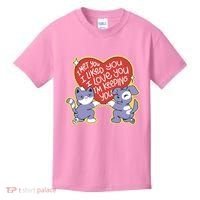 I Love You Heart Quote Cute Gift Kids T-Shirt thumb 0