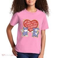 I Love You Heart Quote Cute Gift Kids T-Shirt thumb 2