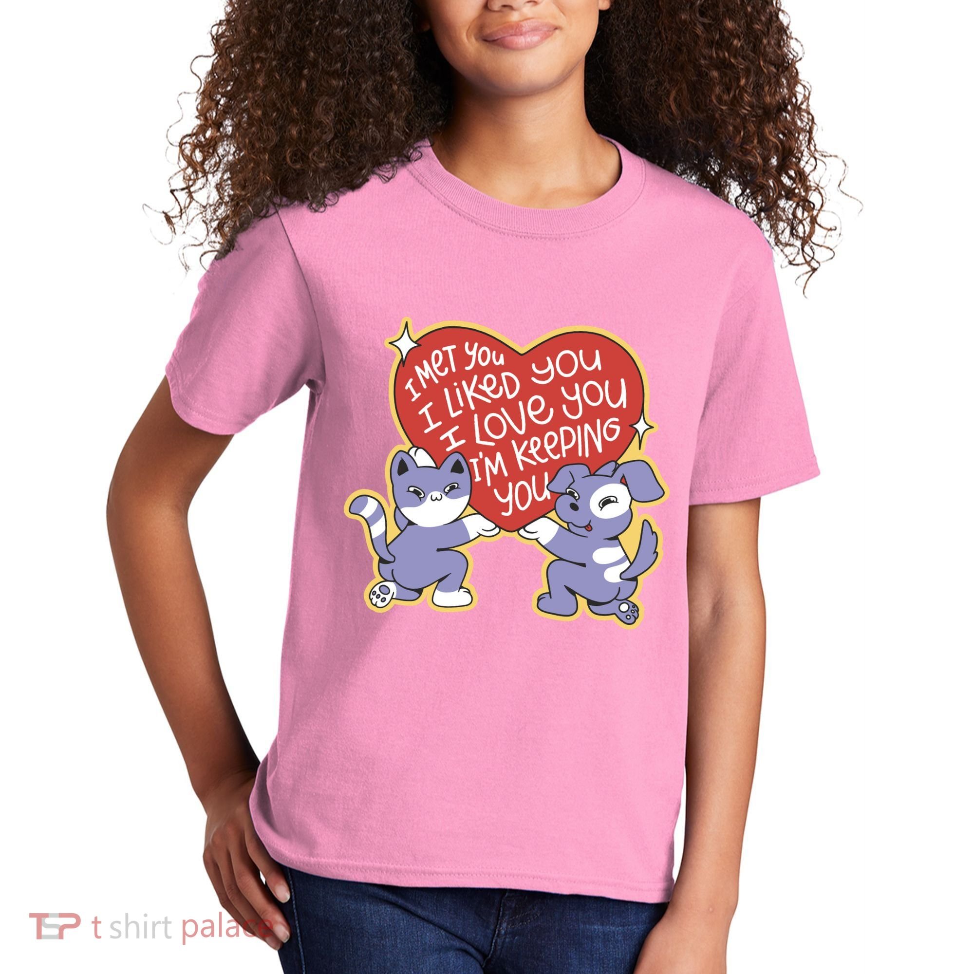 I Love You Heart Quote Cute Gift Kids T-Shirt