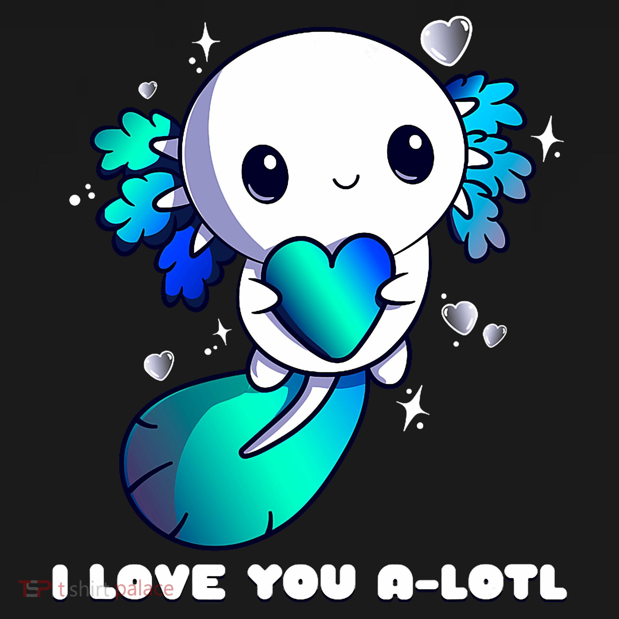 I Love You A-Lotl, Axolotl Valentines Day Cute Kawaii Gift Mousepad