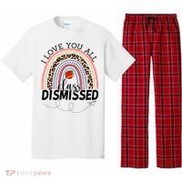 I Love You All Class Dismissed Rainbow Teacher Gift Pajama Set thumb 0