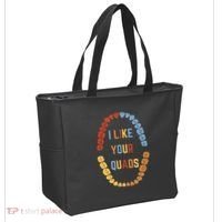 I Like Your Quads Funny Dentist Dental Assistant Tote Bag thumb 2