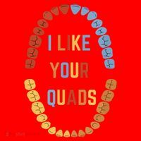 I Like Your Quads Funny Dentist Dental Assistant Santa Hat thumb 1