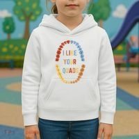 I Like Your Quads Funny Dentist Dental Assistant Kids Hoodie thumb 3