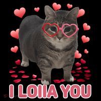I Love You Oiia Cat Funny Spinning Cat Valentines Day Gift Coffee Mug thumb 5