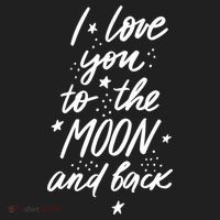 I Love You To The Moon And Back Cute Romantic Women's Sweatshirt thumb 2