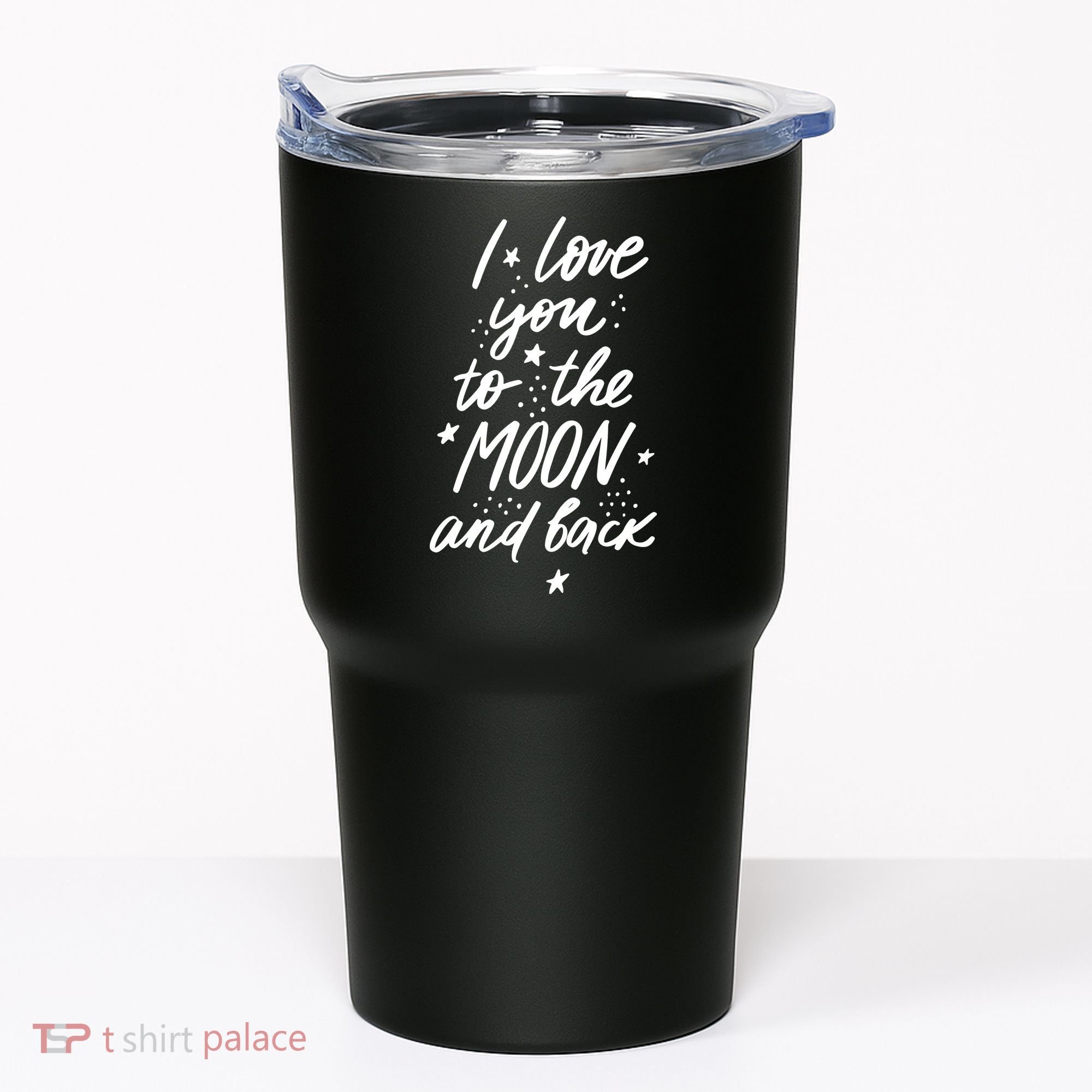 I Love You To The Moon And Back Cute Romantic Tumbler