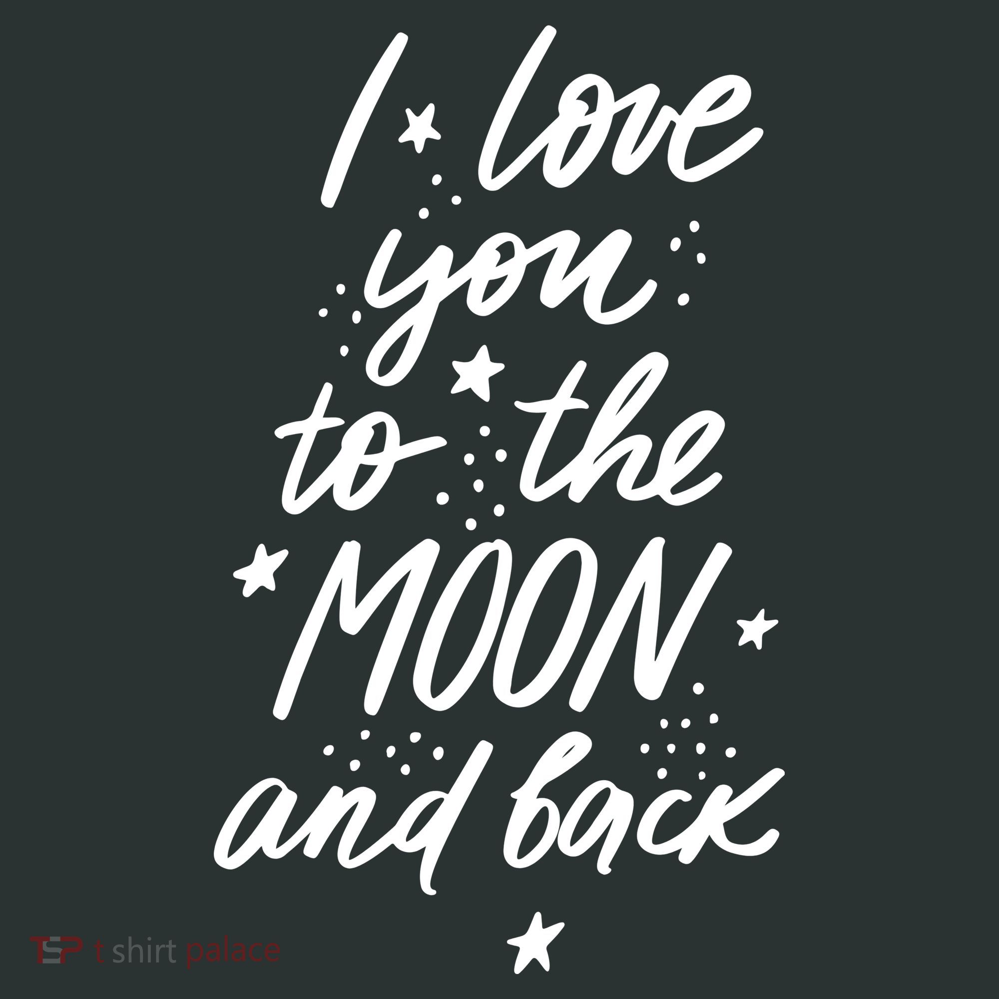 I Love You To The Moon And Back Cute Romantic Tank Top
