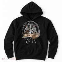 Ill Love You Till My Lungs Give Out A Aint Line Western Hoodie thumb 0
