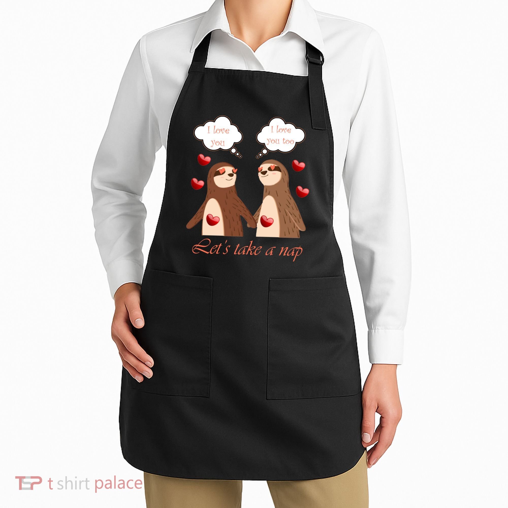I Love You Let's Take A Nap Apron