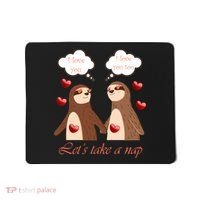 I Love You Let's Take A Nap Mousepad thumb 0