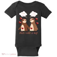 I Love You Let's Take A Nap Baby Bodysuit thumb 0
