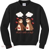 I Love You Let's Take A Nap Kids Sweatshirt thumb 0
