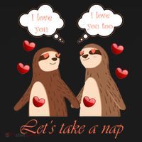 I Love You Let's Take A Nap Kids Sweatshirt thumb 2