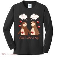 I Love You Let's Take A Nap Kids Long Sleeve Shirt thumb 0