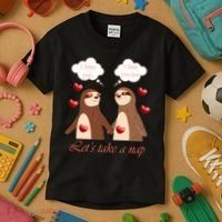I Love You Let's Take A Nap Kids T-Shirt thumb 3