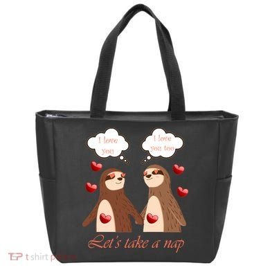 I Love You Let's Take A Nap Tote Bag